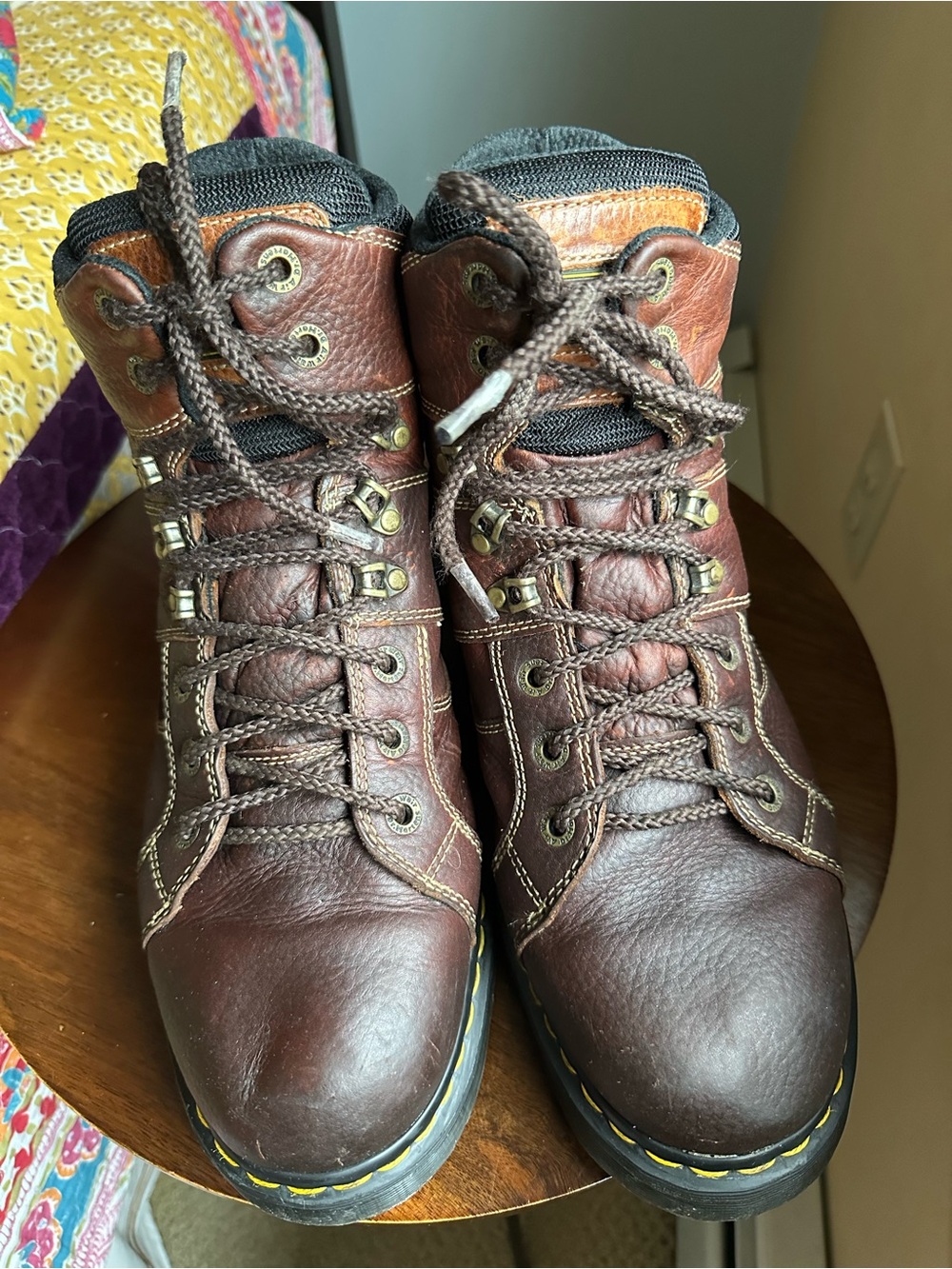 Dr. Martens Ironbridge Brown Leather Industrial Work Boots Men's 13 Gorpcore